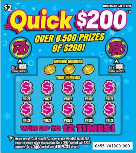Quick $200 scratch-off ticket