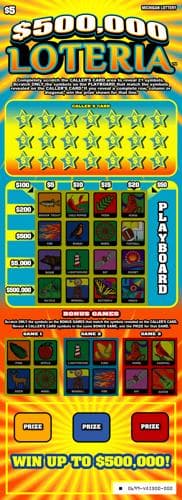$500,000 Loteria scratch-off ticket