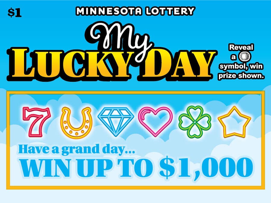 My Lucky Day scratch-off ticket