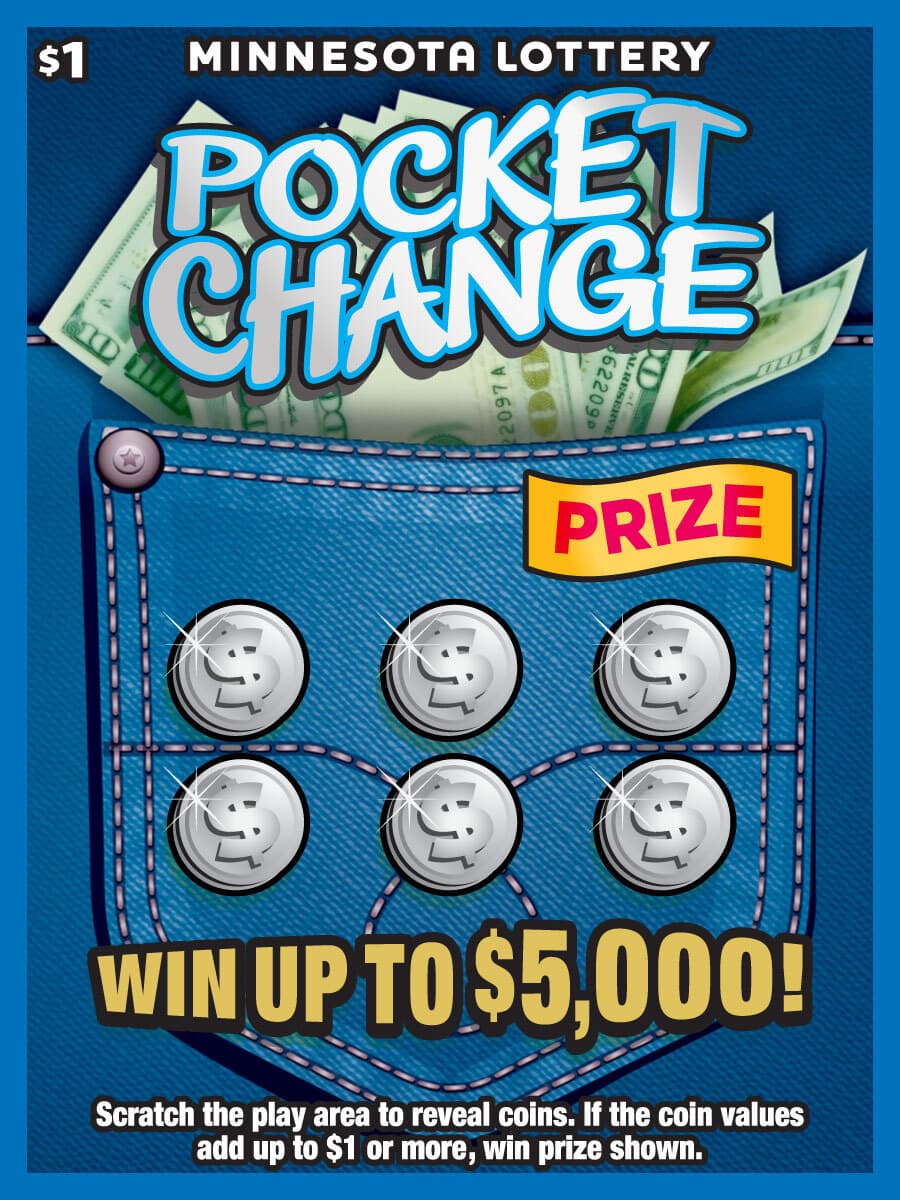 Pocket Change scratch-off ticket