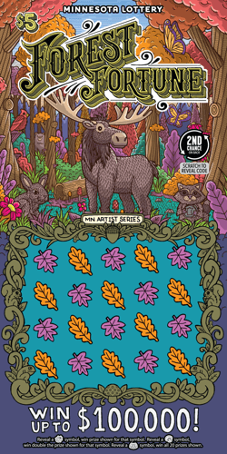 Forest Fortune scratch-off ticket