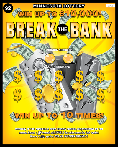 Break the Bank scratch-off ticket