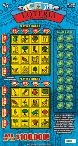 LOTERIA scratch-off ticket