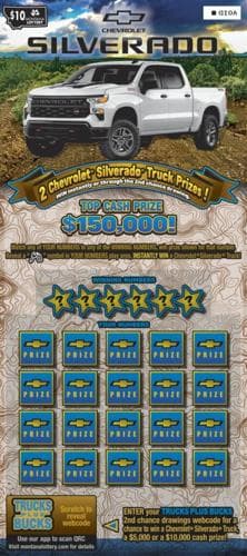 Chevrolet® Silverado® scratch-off ticket