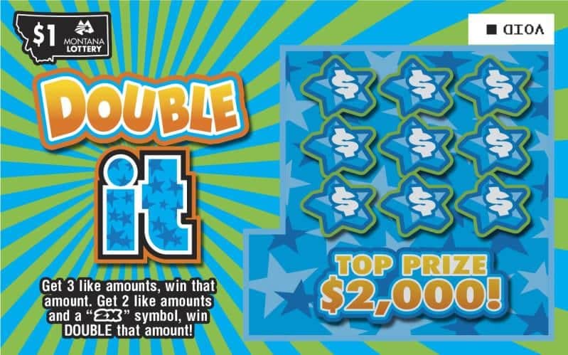 Double It scratch-off ticket