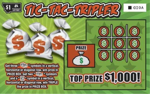 Tic-Tac Tripler scratch-off ticket
