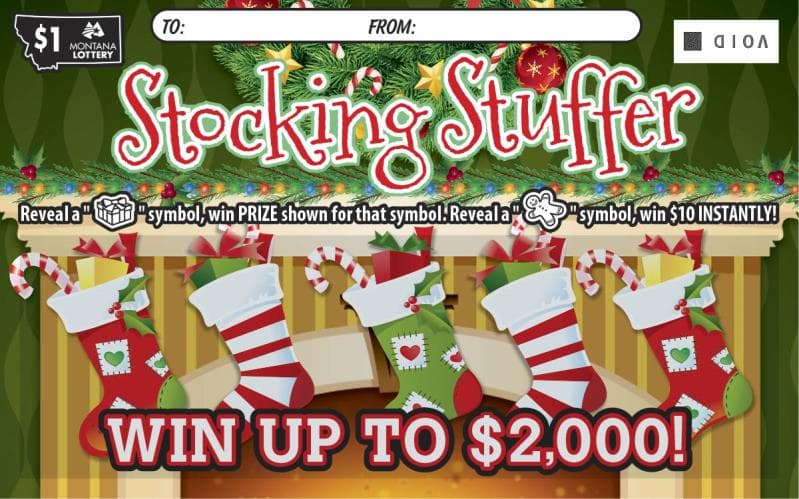 $1 Stocking Stuffer scratch-off ticket