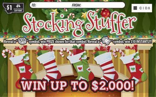 $1 Stocking Stuffer scratch-off ticket