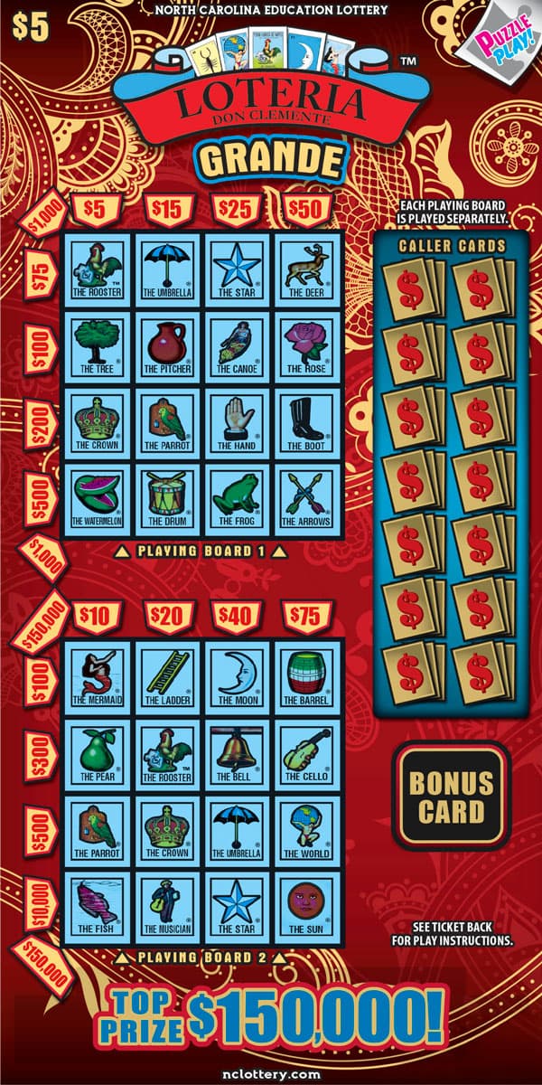 Loteria Grande scratch-off ticket