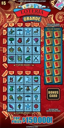 Loteria Grande scratch-off ticket
