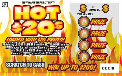 Hot $20s scratch-off ticket