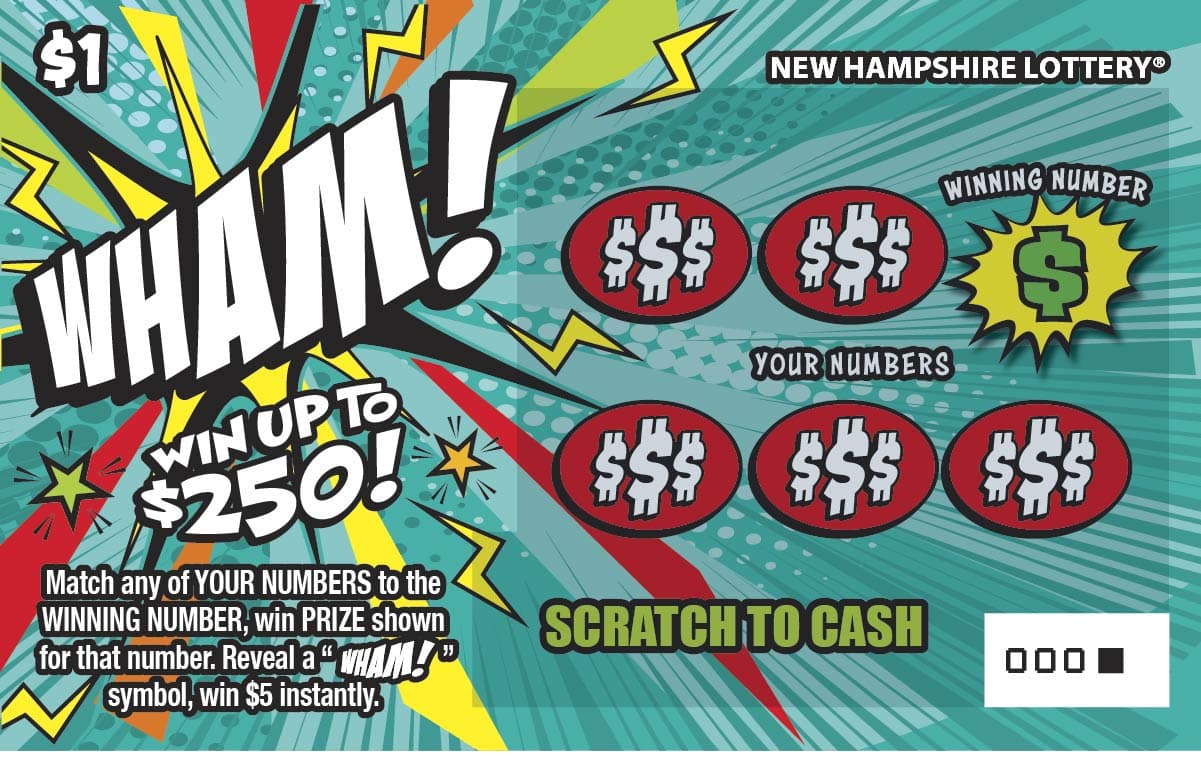 Wham! scratch-off ticket