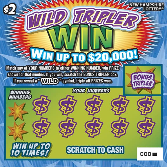 Wild Tripler Win scratch-off ticket