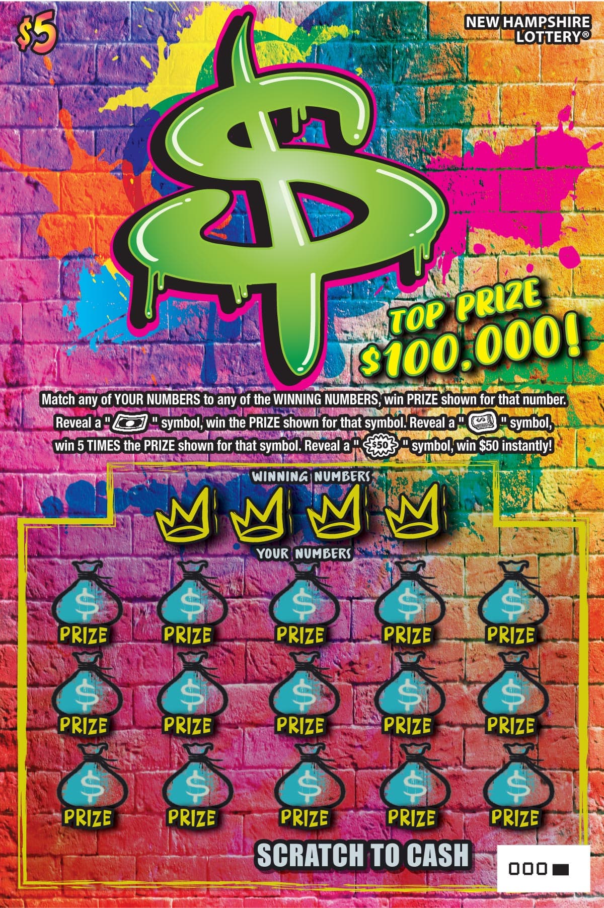 $ (Money) scratch-off ticket