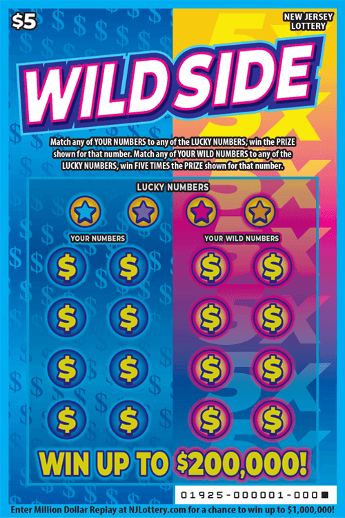 Wild Side scratch-off ticket