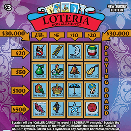 LOTERIA scratch-off ticket