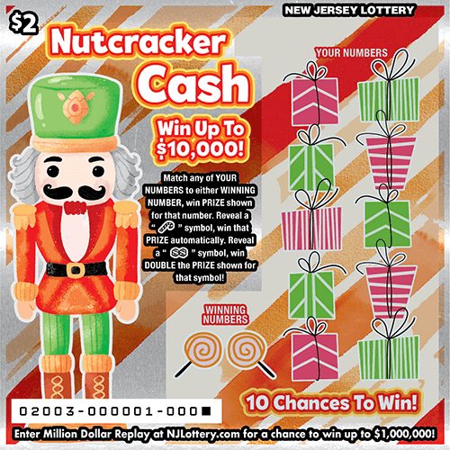 Nutcracker Cash scratch-off ticket