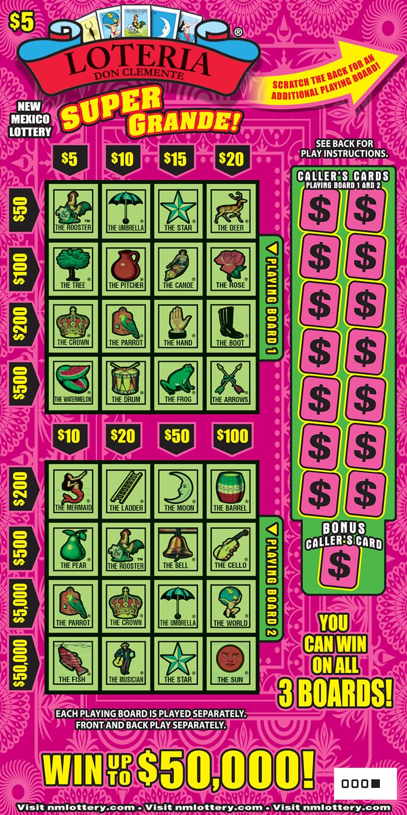 LOTERIA™ Super Grande! scratch-off ticket