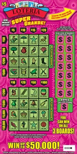 LOTERIA™ Super Grande! scratch-off ticket