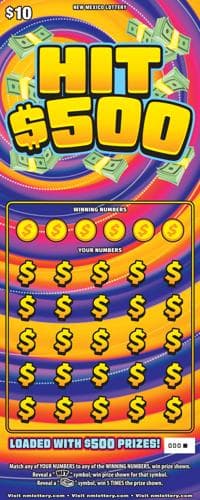 Hit $500 scratch-off ticket