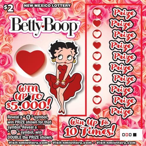 Betty Boop™ scratch-off ticket
