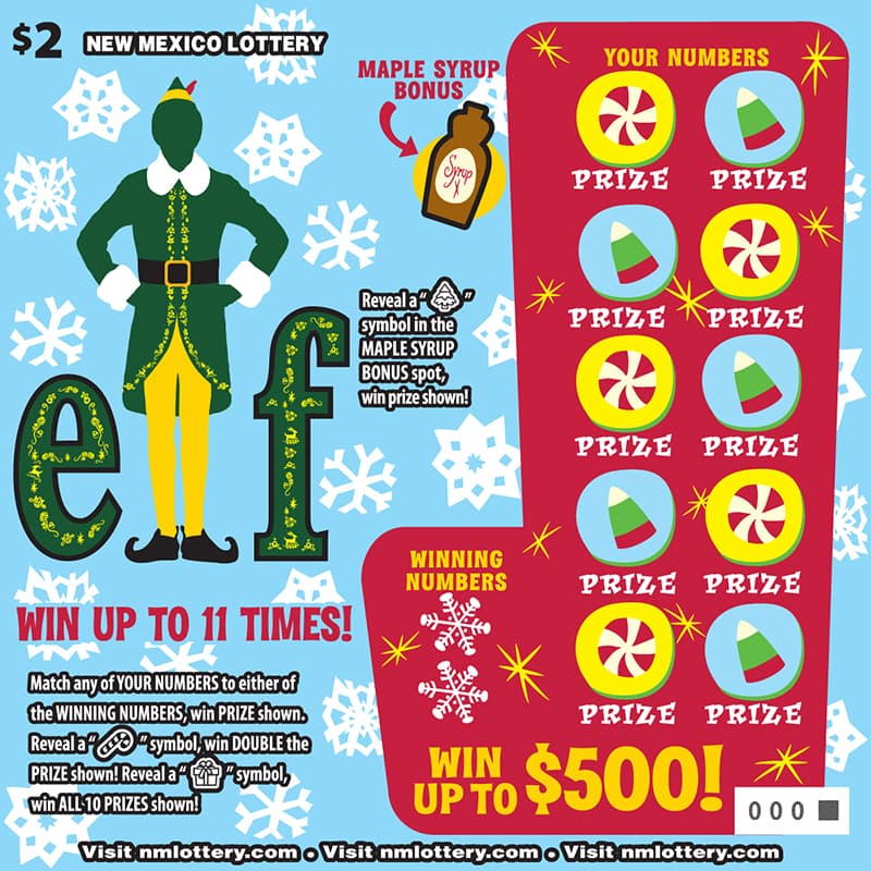 ELF scratch-off ticket