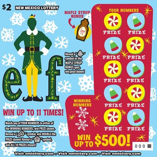 ELF scratch-off ticket