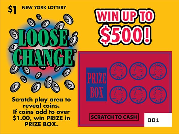 LOOSE CHANGE scratch-off ticket