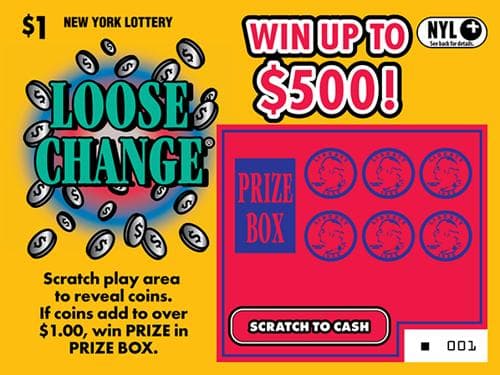 LOOSE CHANGE scratch-off ticket