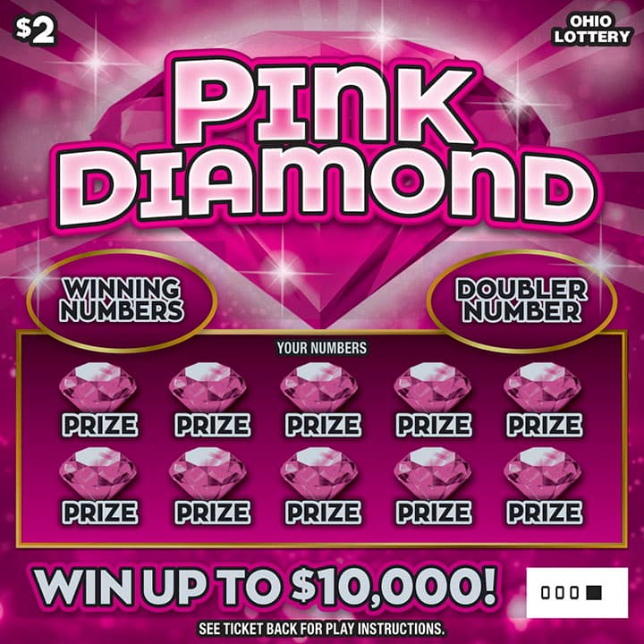 Pink Diamond scratch-off ticket