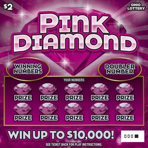 Pink Diamond scratch-off ticket