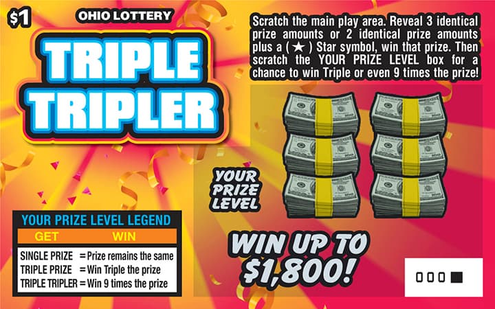 Triple Tripler scratch-off ticket