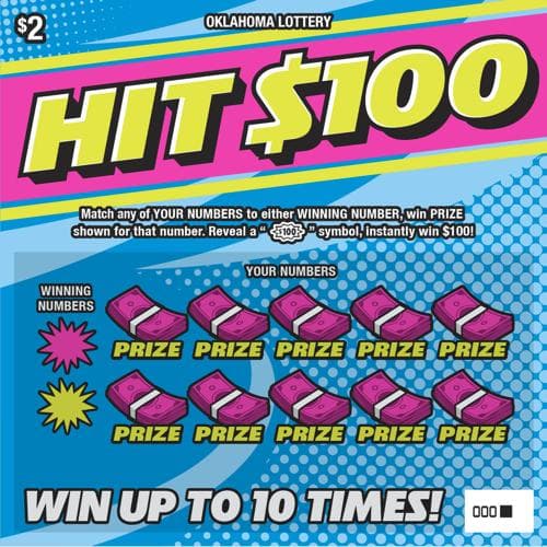 Hit $100 scratch-off ticket