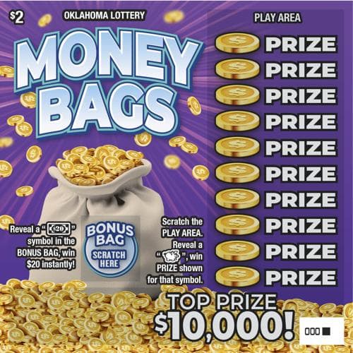 Money Bags scratch-off ticket