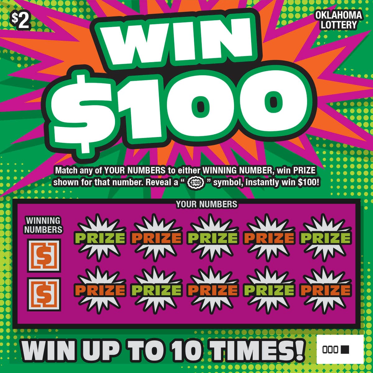 Win $100 scratch-off ticket