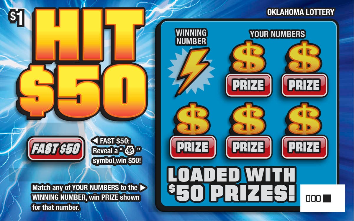 Hit $50 scratch-off ticket