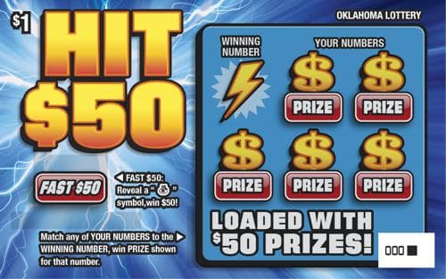 Hit $50 scratch-off ticket