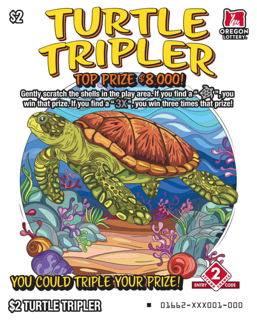 Turtle Tripler scratch-off ticket