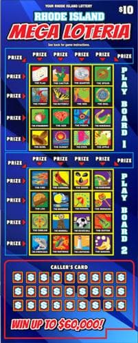 MEGA LOTERIA scratch-off ticket