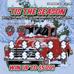 TIS THE SEASON 2 scratch-off ticket