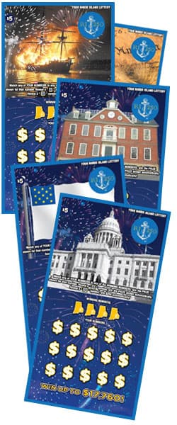 RI 250 scratch-off ticket