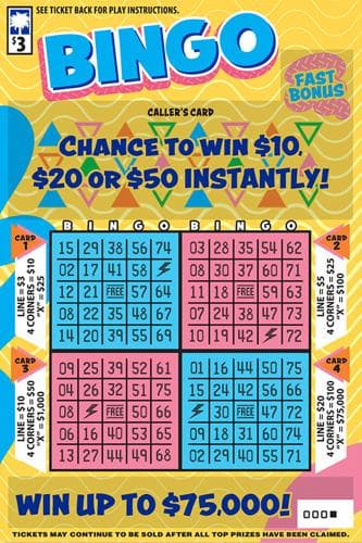 Bingo scratch-off ticket