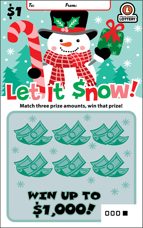Let It $now scratch-off ticket