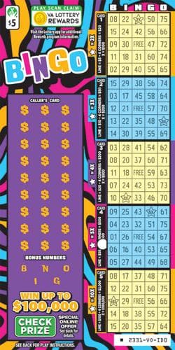 BINGO scratch-off ticket