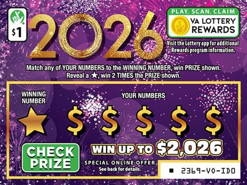 2026 scratch-off ticket