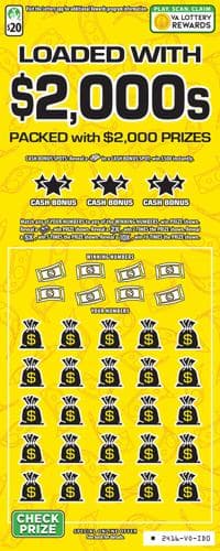 Loaded with $2,000s scratch-off ticket