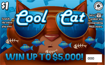 COOL CAT scratch-off ticket