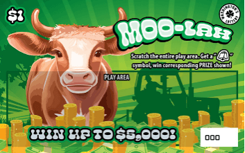 MOO-LAH scratch-off ticket