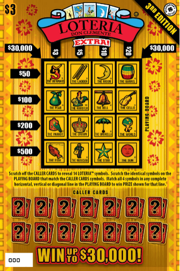 LOTERIA EXTRA! 3RD EDITION scratch-off ticket