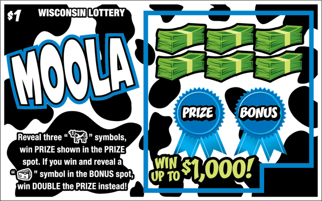 MOOLA scratch-off ticket